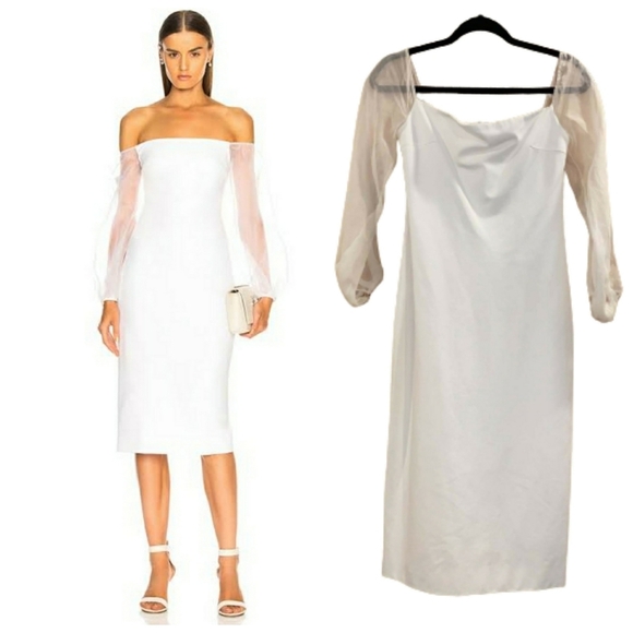 Cushnie Et Ochs Off ShoulderPencil Dress - Picture 1 of 17